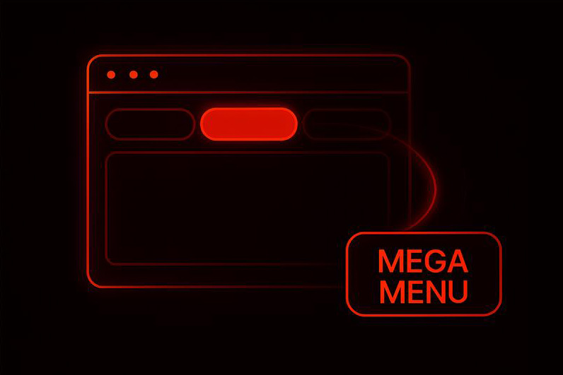 Adaire blocks mega menu