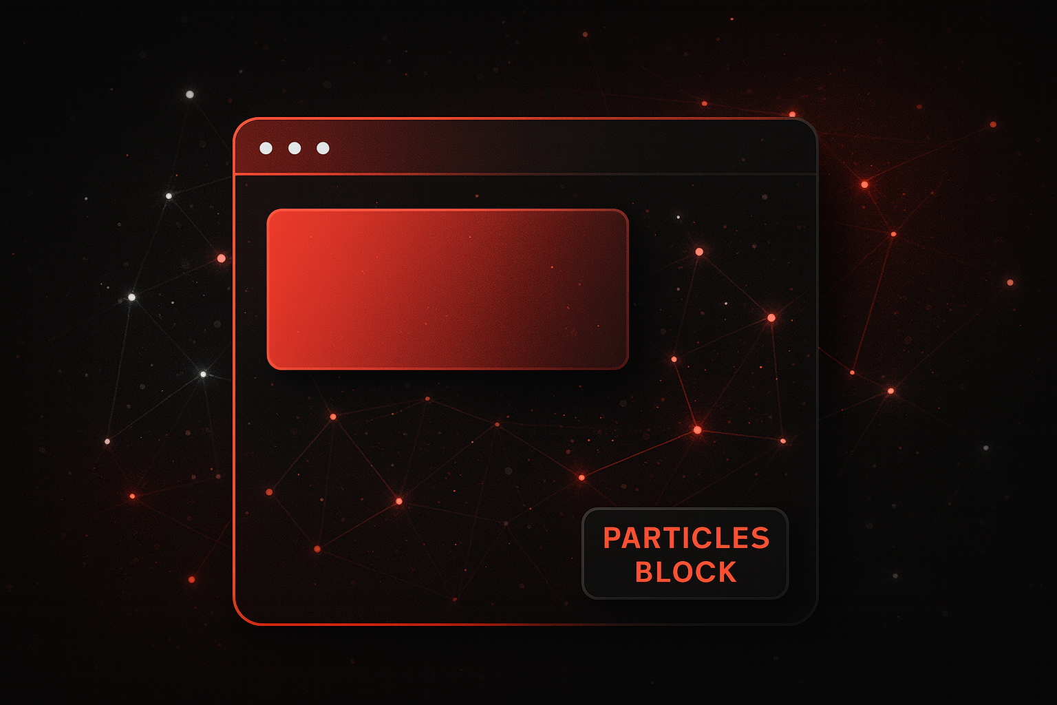 Adaire blocks particles