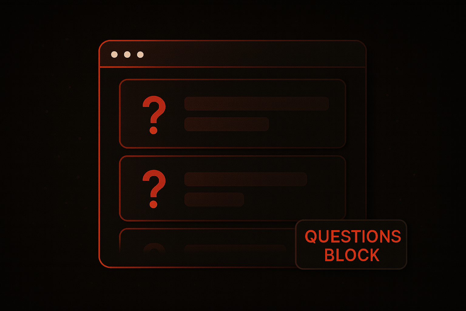 Adaire blocks questions